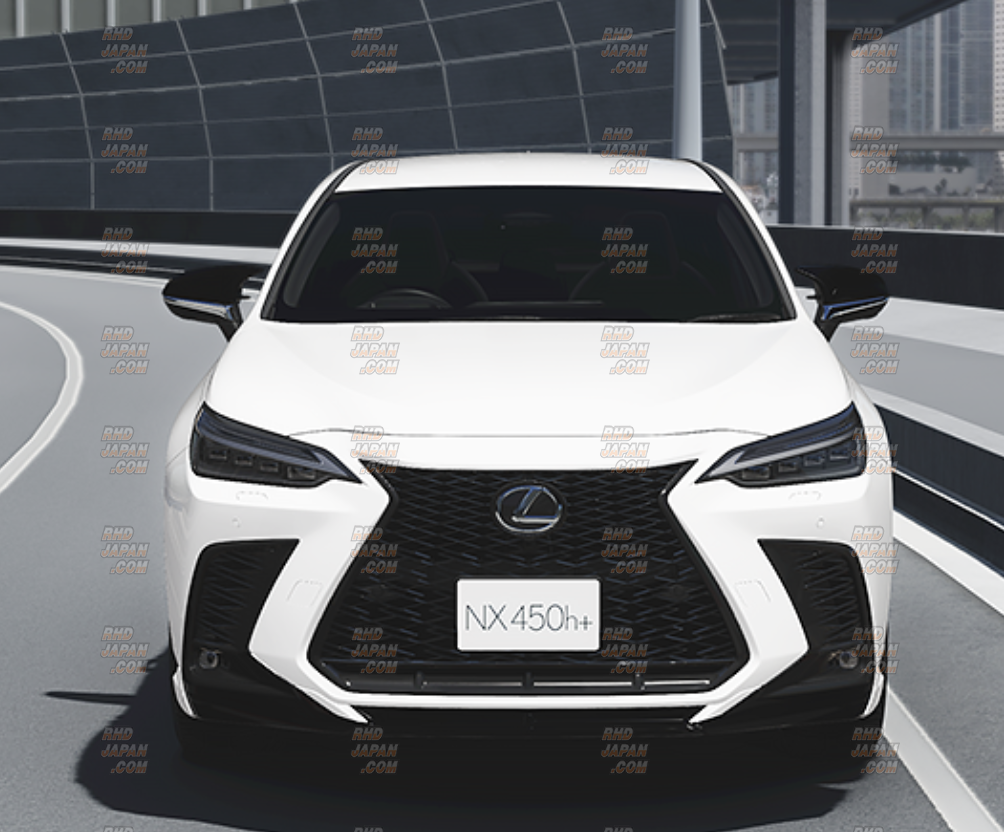 TRD F Sport Parts Front Spoiler White Nova Glass Flake - Lexus